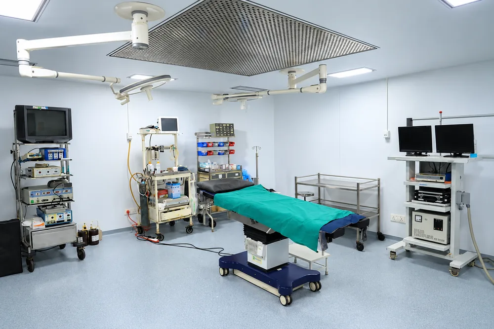 Arthroscopy theatre with endoscopic tower